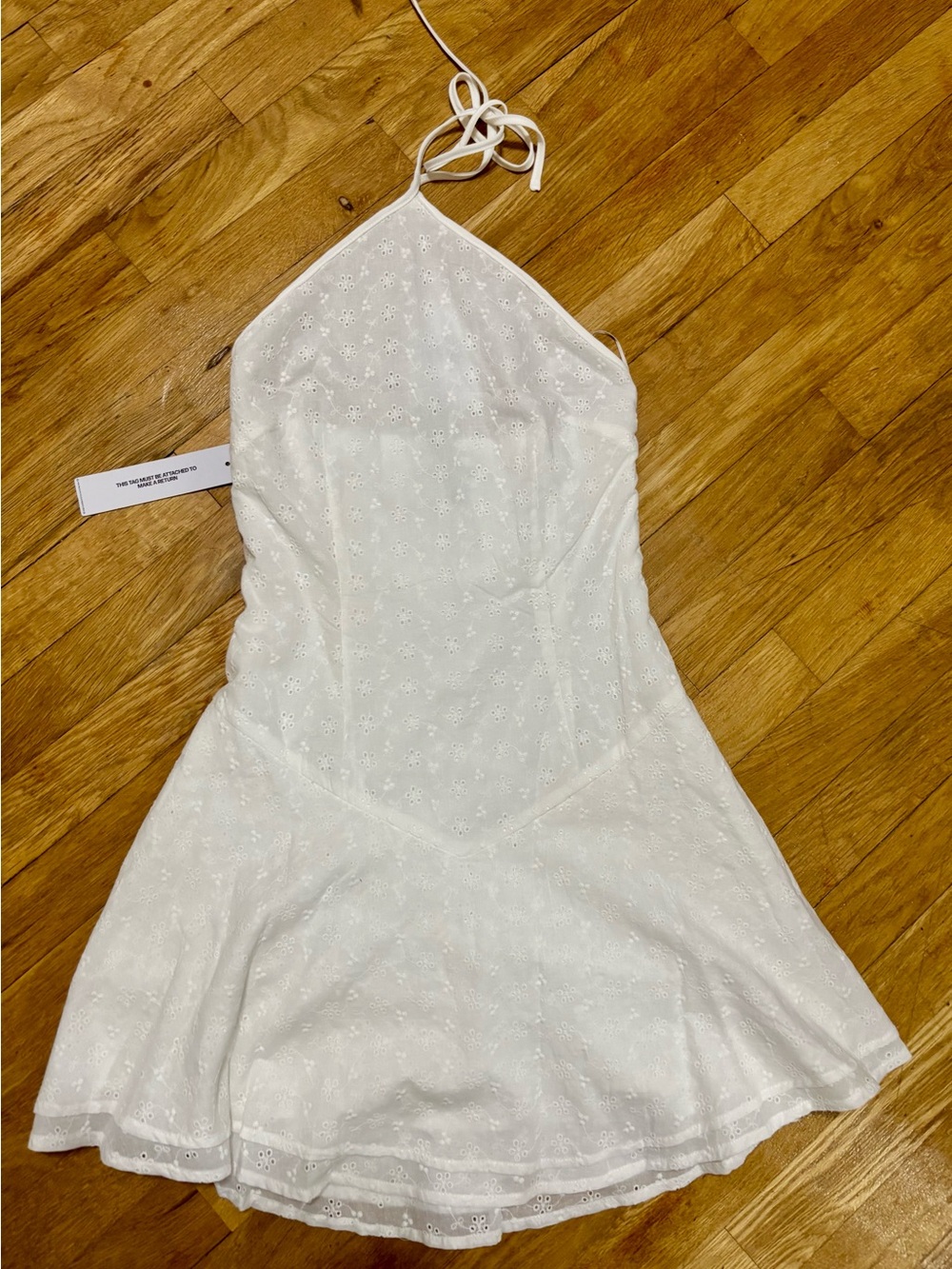 Princess Polly Flowerchild Halter Mini Dress